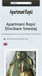 Mobile Screenshot of apartmanidivcibare.com