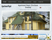 Tablet Screenshot of apartmanidivcibare.com